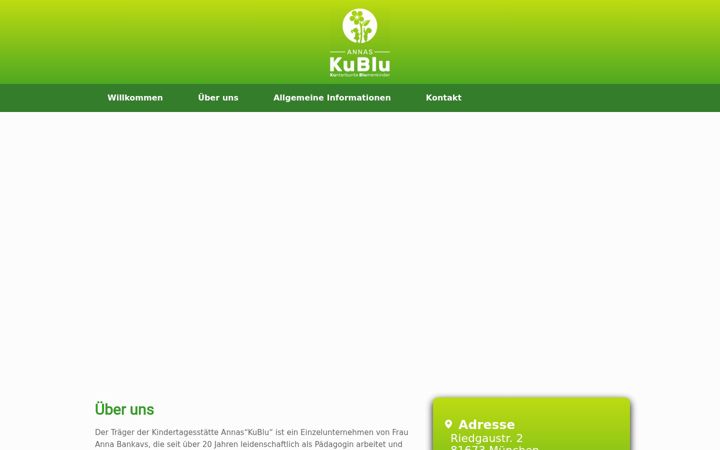 Screenshot of annas-kublu.de