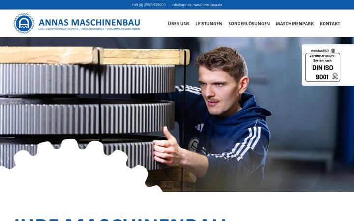 Screenshot of annas-maschinenbau.de