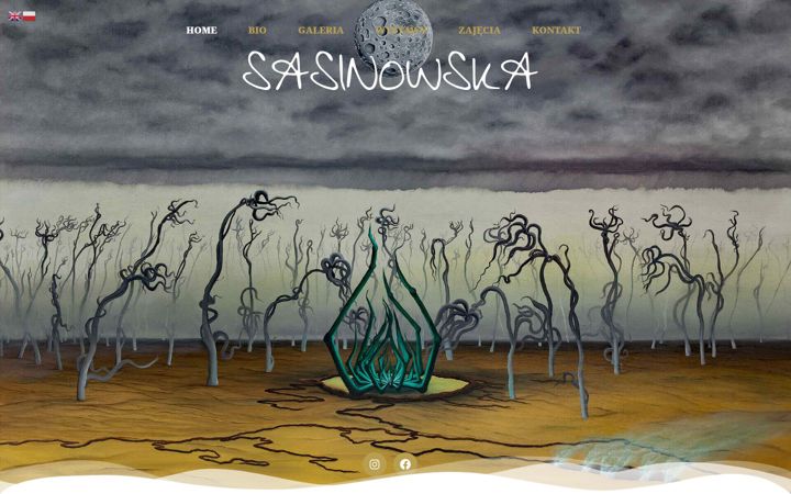 Screenshot of annasasinowska.art
