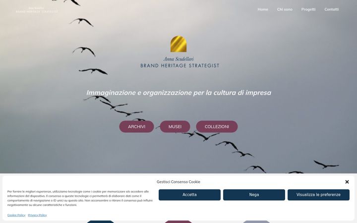 Screenshot of annascudellari.it