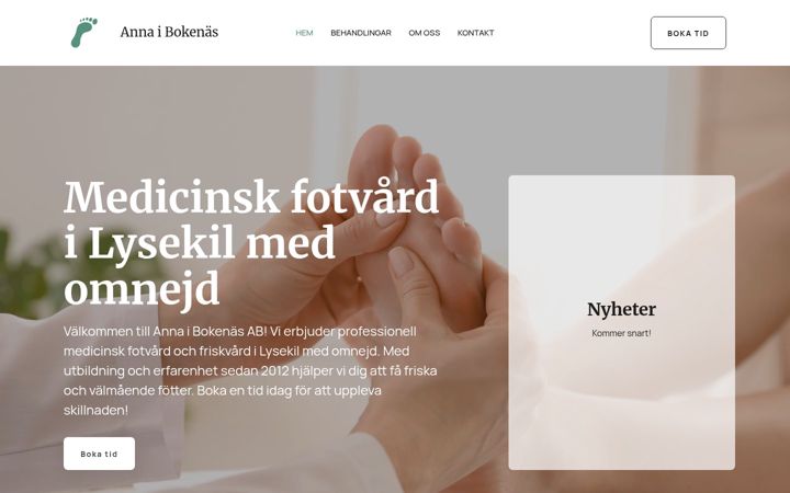 Screenshot of annasfotvardlysekil.se