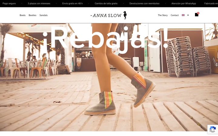 Screenshot di annaslow.com