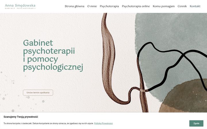 Screenshot of annasmedowska.pl