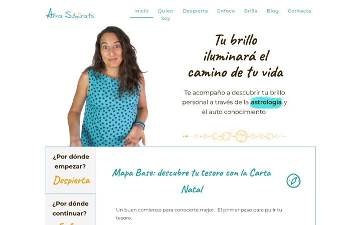 Screenshot von annasubi.com