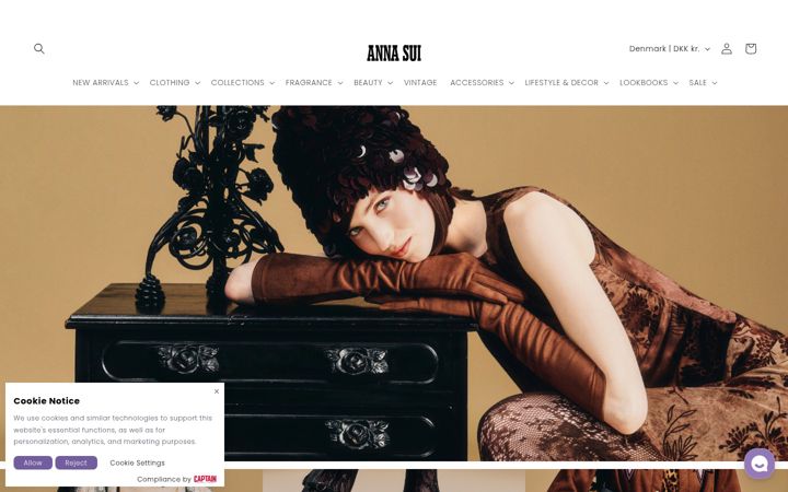 Screenshot von annasui.com