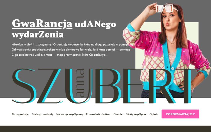 Screenshot von annaszubert.pl
