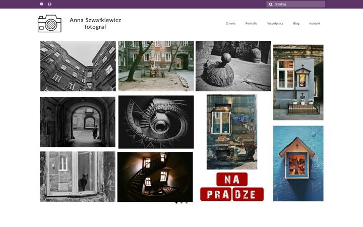 Screenshot von annaszwalkiewicz.pl