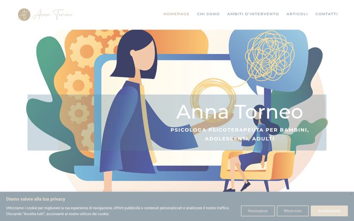 Screenshot of annatorneopsicologa.com