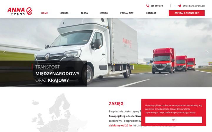 Screenshot of annatrans.eu