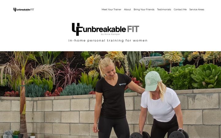 Zrzut ekranu annaunbreakable.com