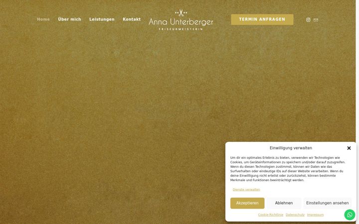 Screenshot of annaunterberger.at