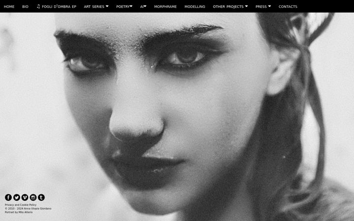 Screenshot of annautopiagiordano.it
