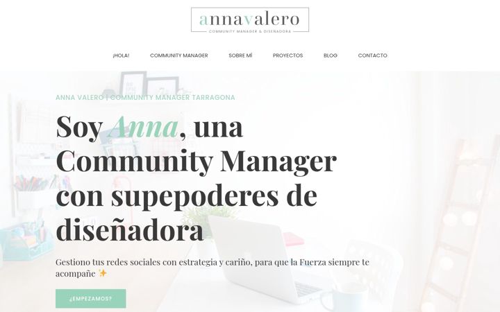 Zrzut ekranu annavalero.com