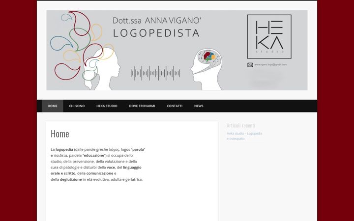 Screenshot of annaviganologopedista.it