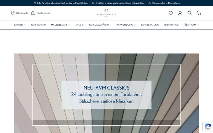 Screenshot di annavonmangoldt.com