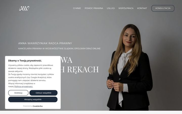 Screenshot von annawawrzyniak.pl