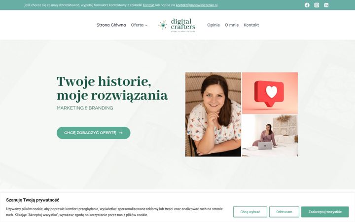 Screenshot von annawiniczenko.pl