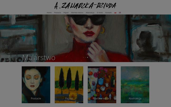 Captura de pantalla de annazawadzkadziuda.com
