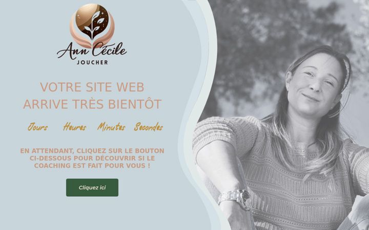 Screenshot of anncecilejoucher.com