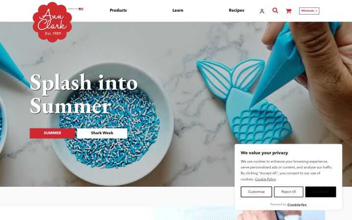 Screenshot of annclark.com