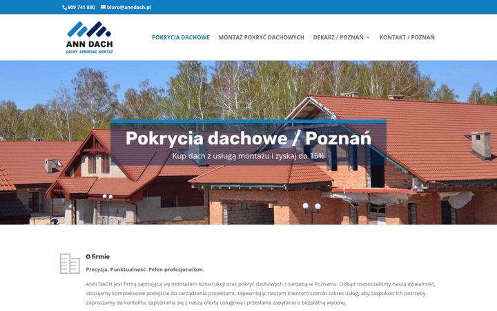 Screenshot von anndach.pl