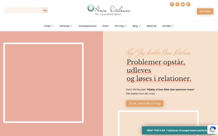 Screenshot of anndalum.com