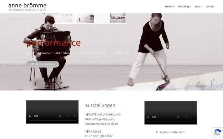 Screenshot of anne-broemme.de
