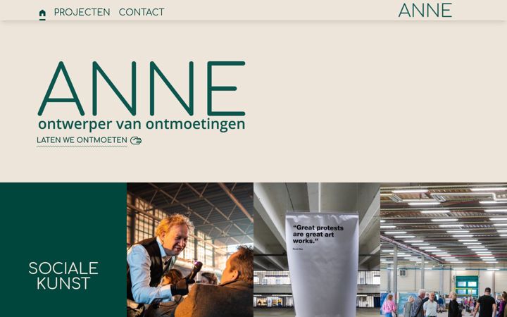 Captura de pantalla de anne-brouwer.com