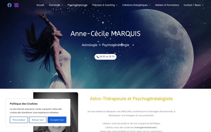 Screenshot of anne-cecile-marquis.fr
