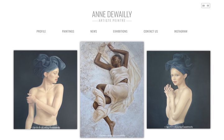 Screenshot of anne-dewailly.com