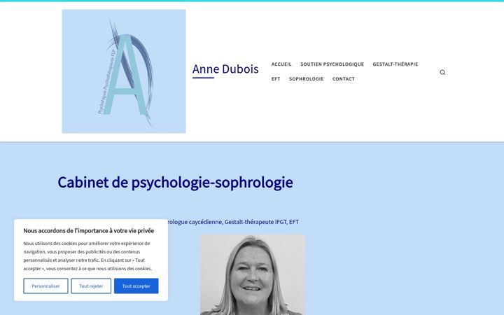 Screenshot of anne-dubois.ch