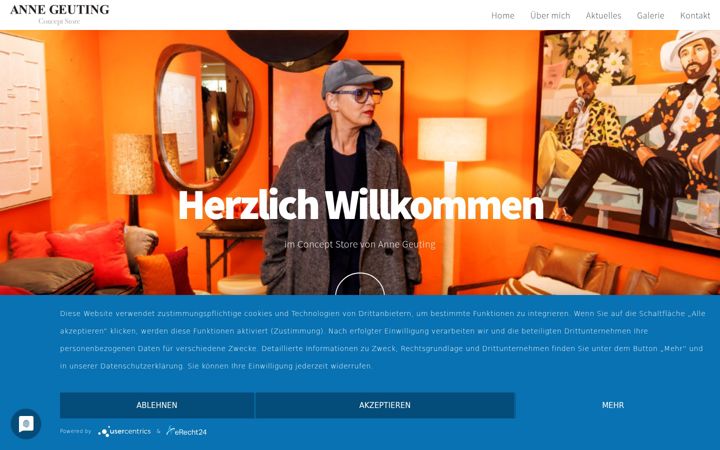 Screenshot of anne-geuting.de