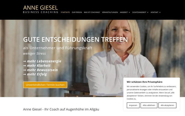 Screenshot of anne-giesel.de