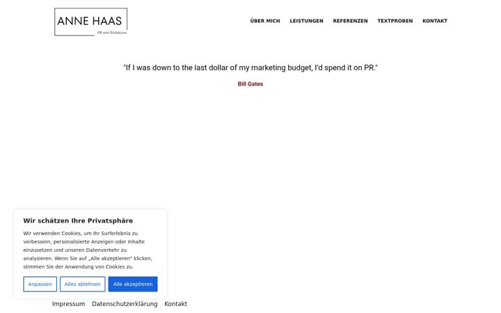 Screenshot of anne-haas.de