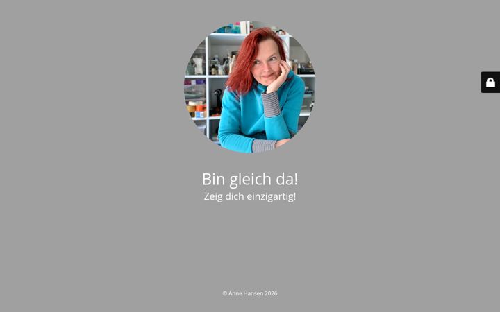 Screenshot of anne-hansen.de
