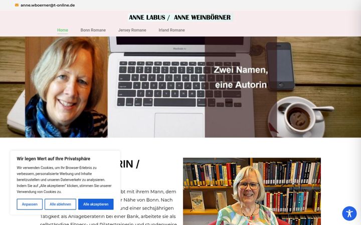 Screenshot of anne-labus.de