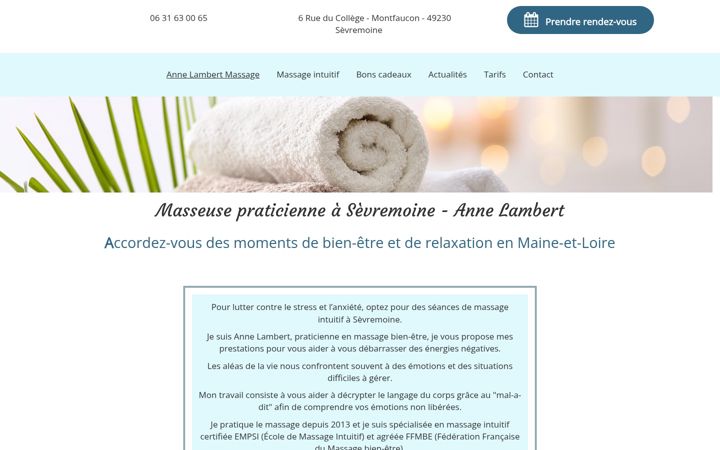 Screenshot of anne-lambert-49.fr
