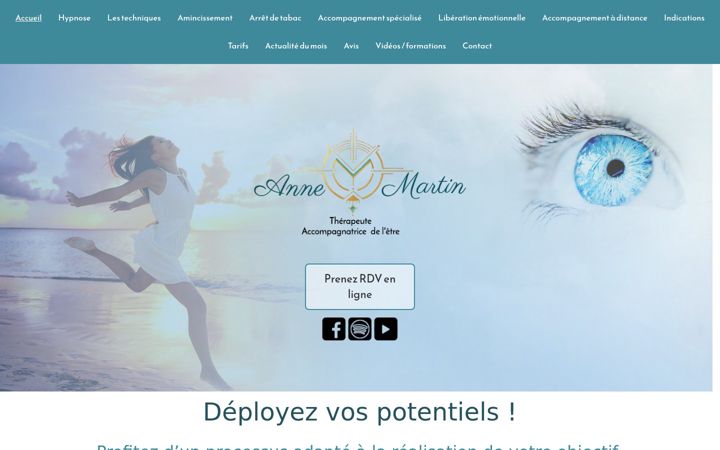Screenshot of anne-martin-therapeute.fr