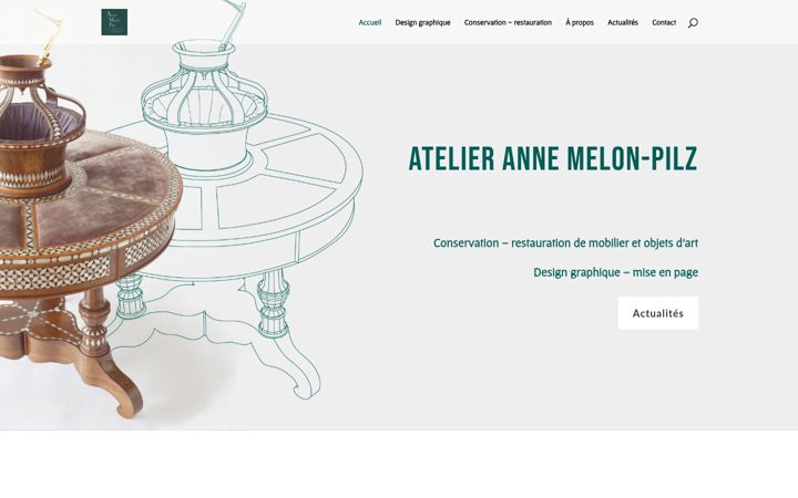 Screenshot of anne-melon-p.com