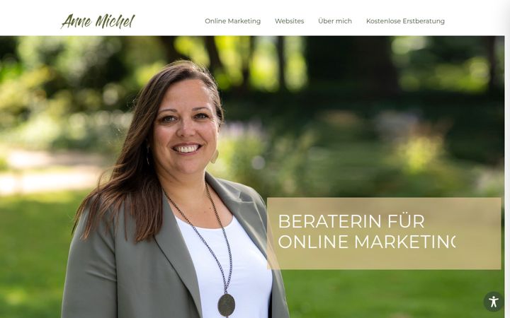 Screenshot ta' anne-michel.com