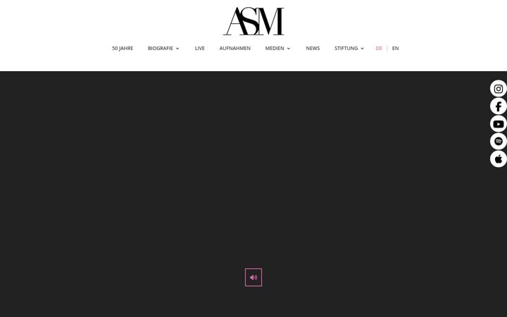 Screenshot of anne-sophie-mutter.de