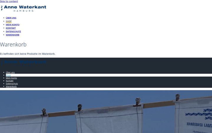 Screenshot of anne-waterkant.de