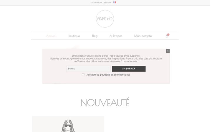 Screenshot of annebo.fr