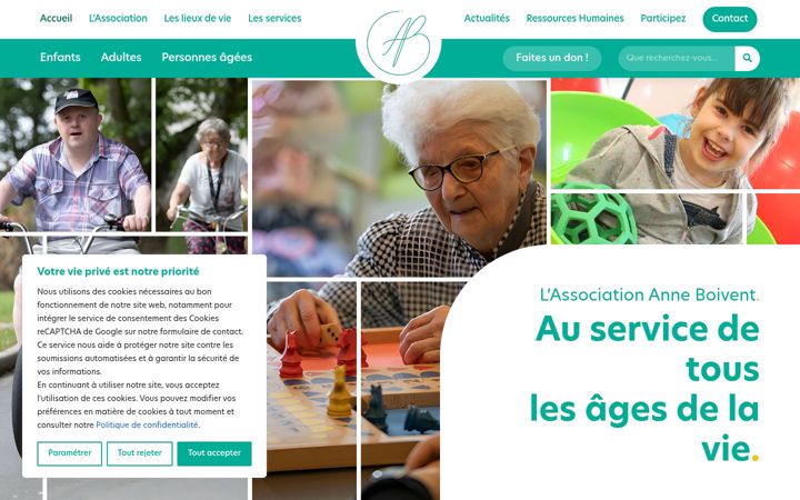 Screenshot of anneboivent.com