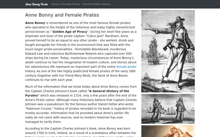 Screenshot του annebonnypirate.com