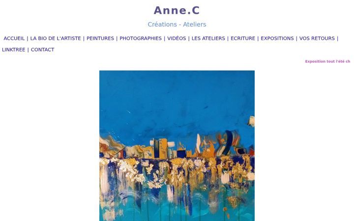 Screenshot of annecamprasse.fr