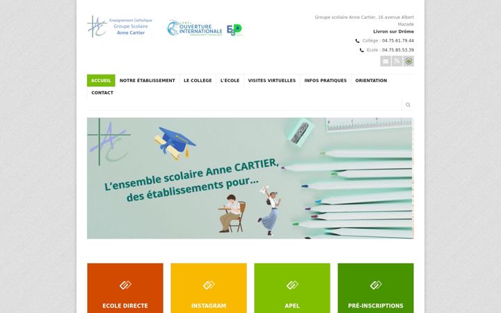 Screenshot of annecartier.com