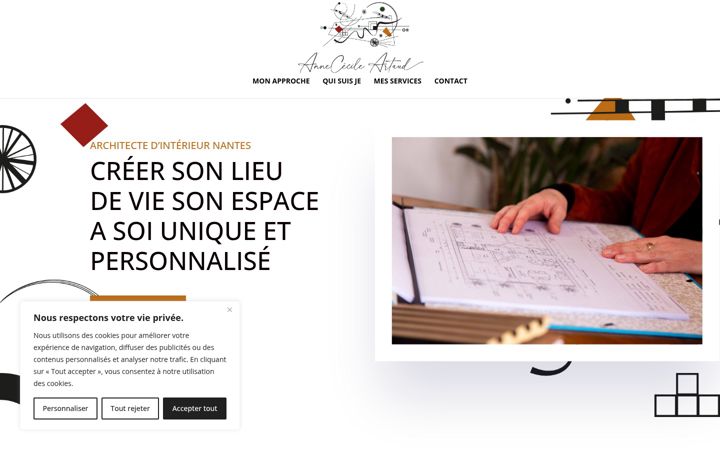 Screenshot of annececileartaud.com