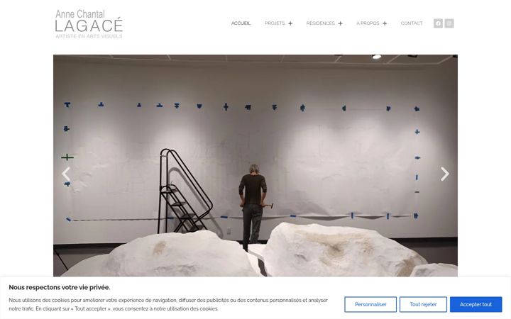 Screenshot του annechantallagace.com