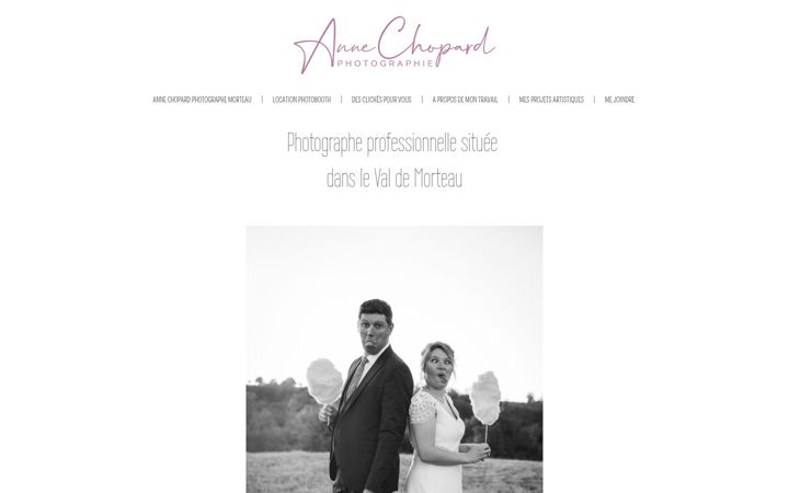 Screenshot of annechopard.com